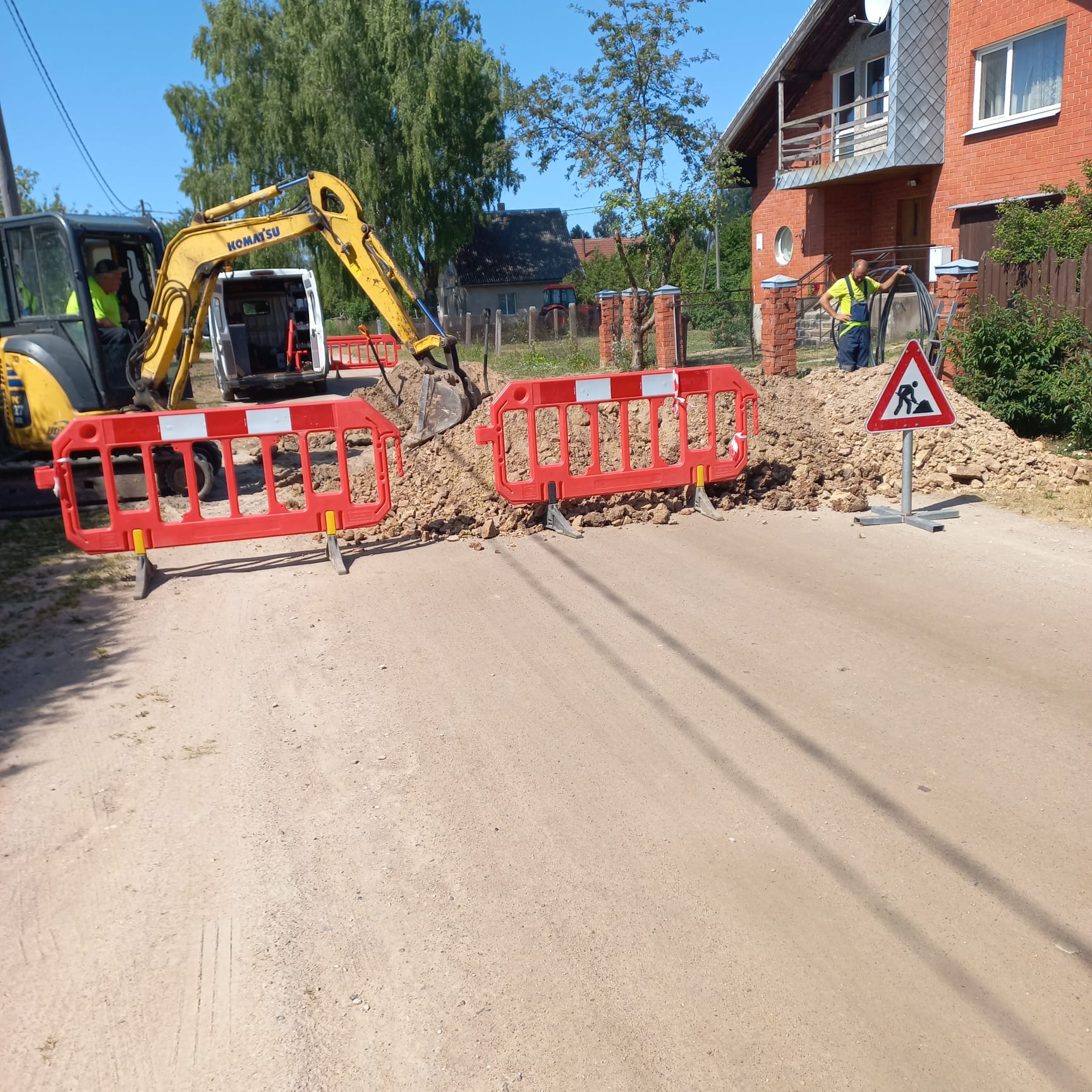 Ūdensvada un kanalizācijas pievada izbūve Alūknes ielā, Siguldā